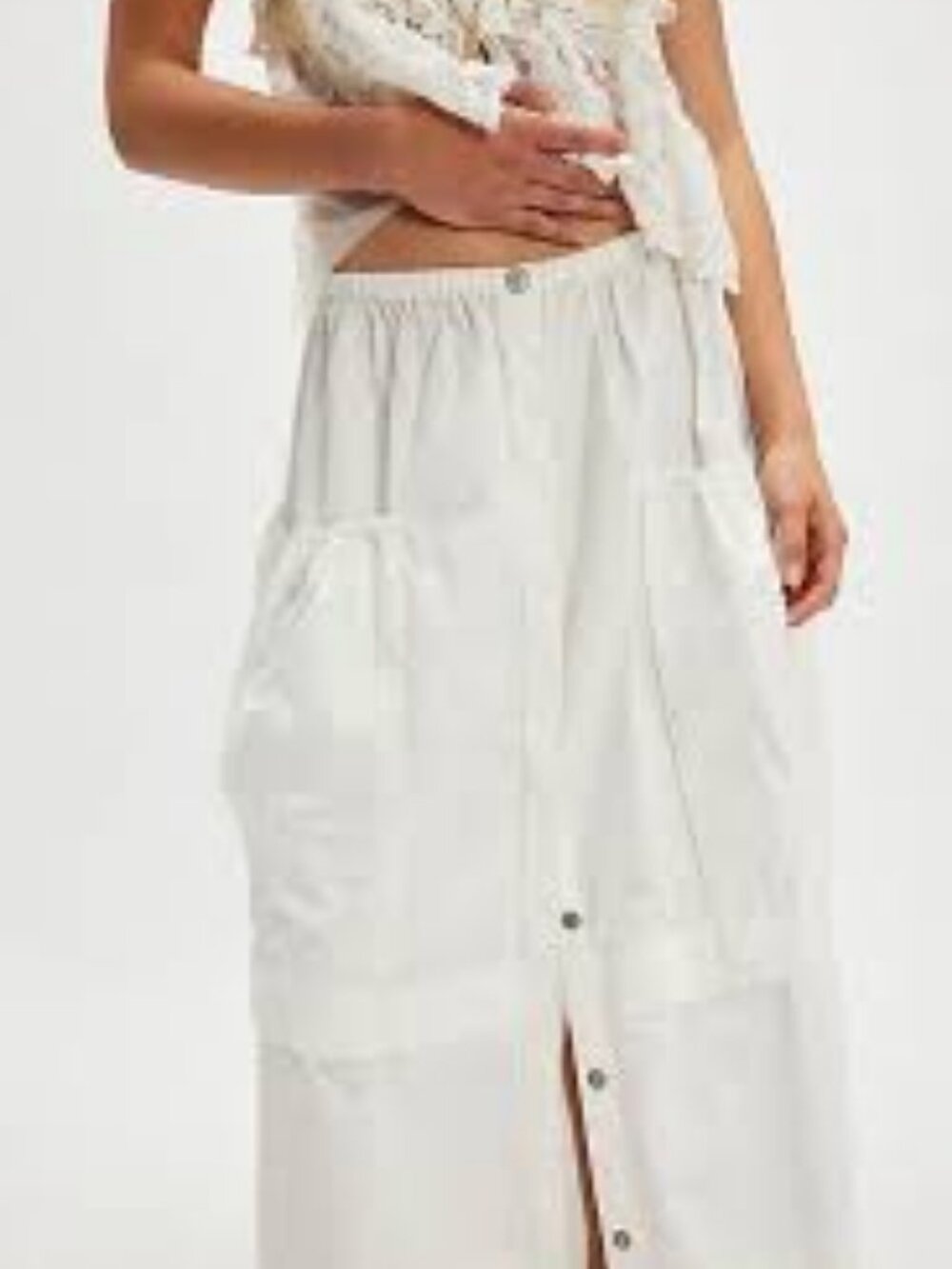 34 - NWT FREE PEOPLE ELOISE MAXI SKIRT - Picture 3 of 10